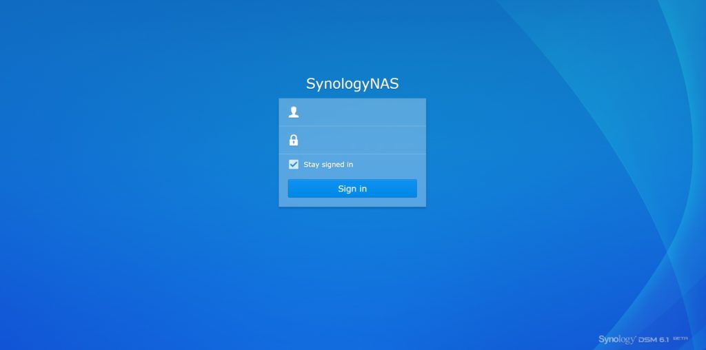 Login en servidor nas synology