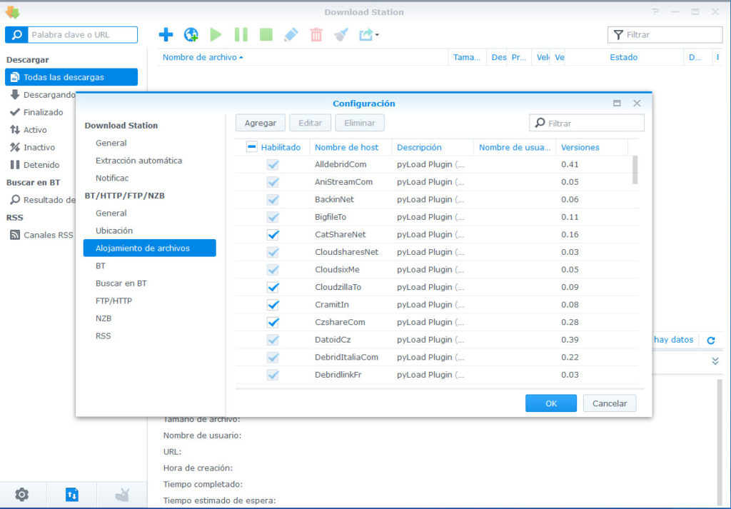 host en download Station